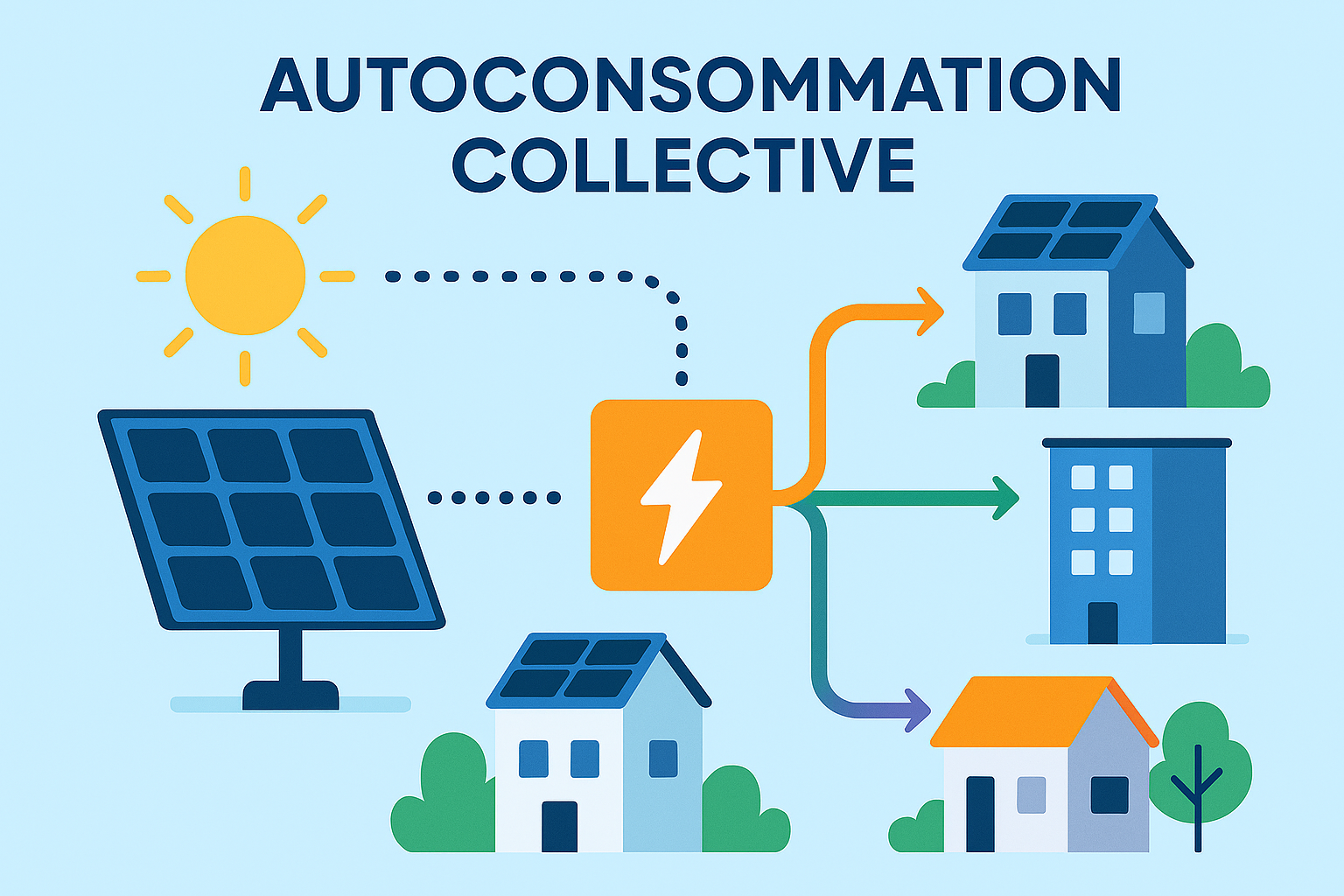 Schéma autoconsommation collective